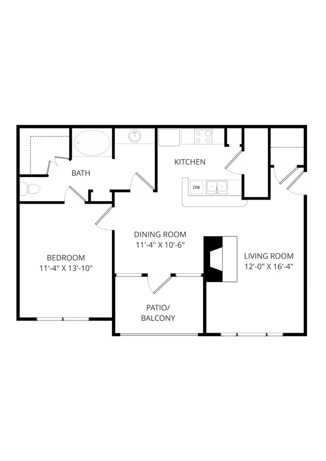 Floorplan - Stoneleigh on May Apartment Homes