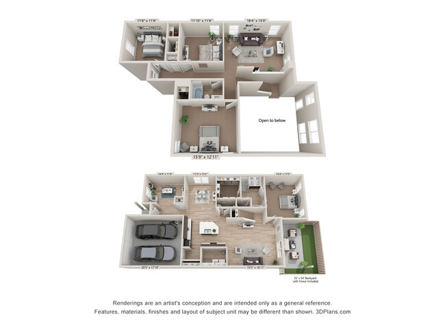 Floorplan - Amber Pines at Fosters Ridge