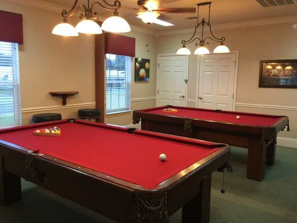 POOL TABLES IN FITNESS CENTER - 6120 Biscaya Ave
