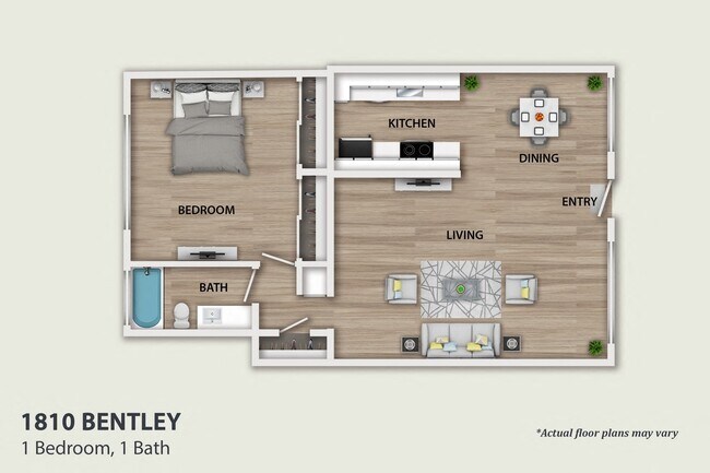 Floorplan - Bentley Avenue Apartments