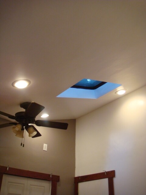 1st Bedroom Skylight and Fan - 1841 Pool Rd