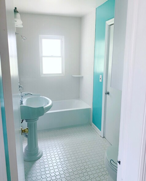 New clean and all white bathroom - 99 ATLANTIC AVE