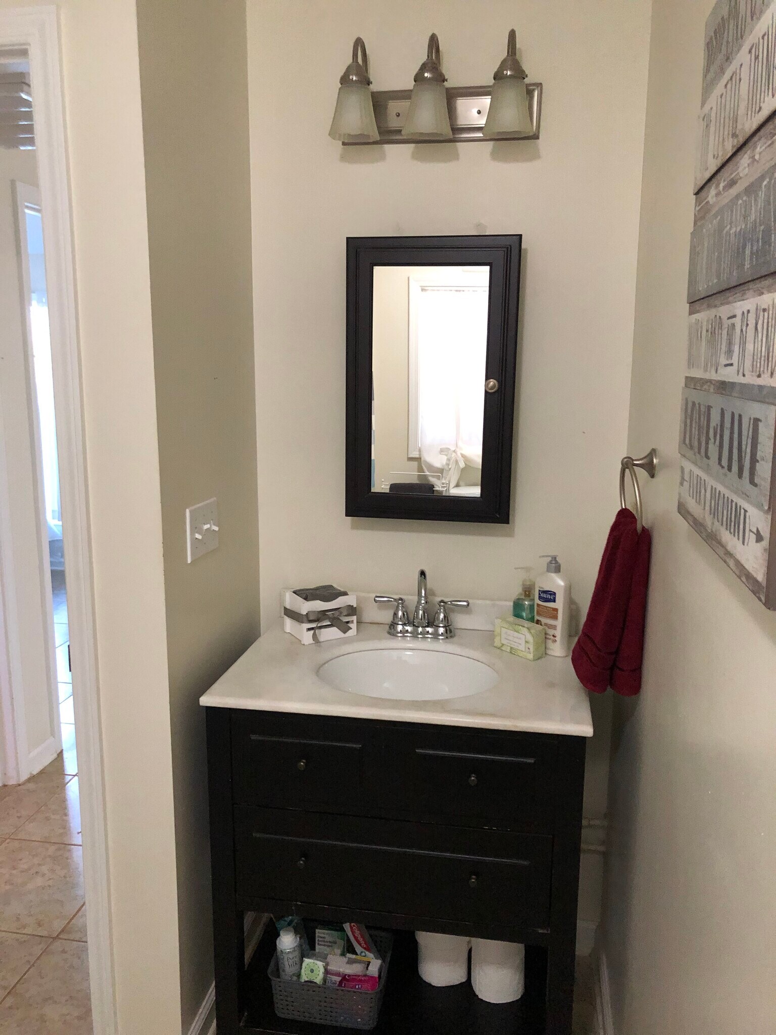 Bath vanity - 342 Thurston School Rd