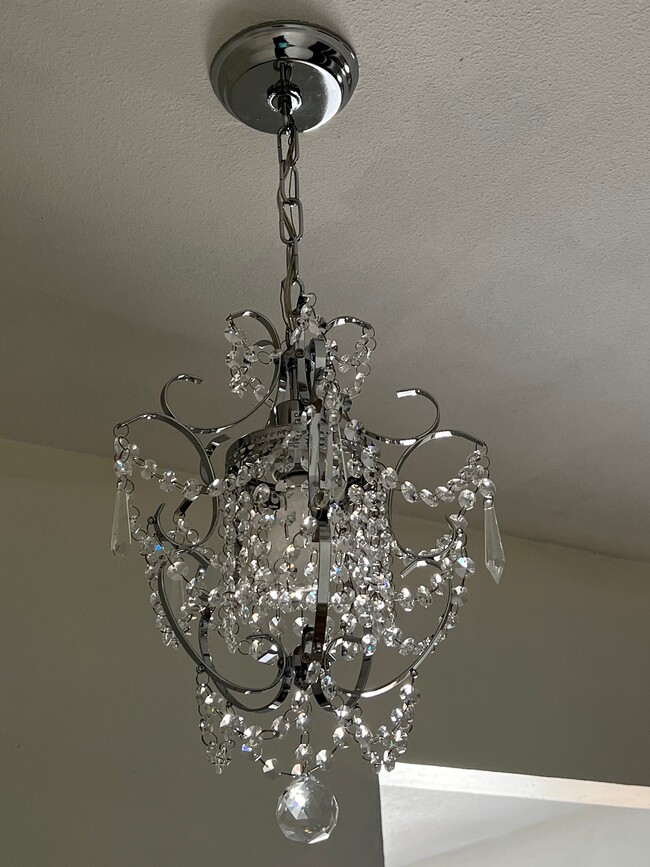 Crystal chandelier - 206 Elliot Ave