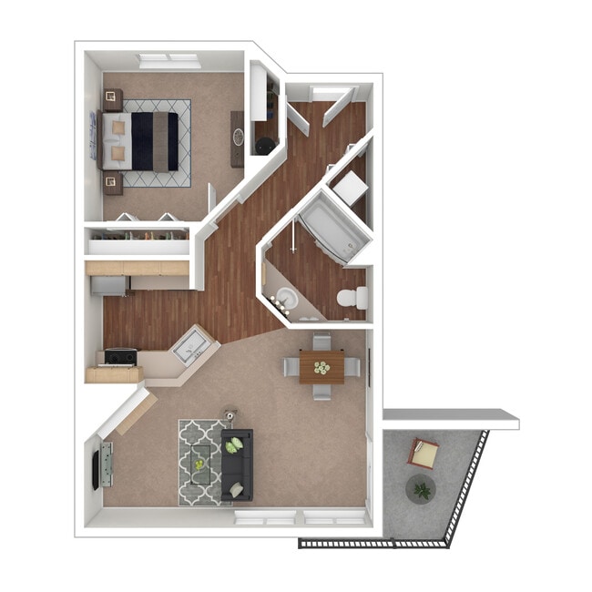 Floorplan - Sunset Summit Apartments