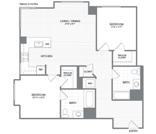 Floorplan - Venue Apartments