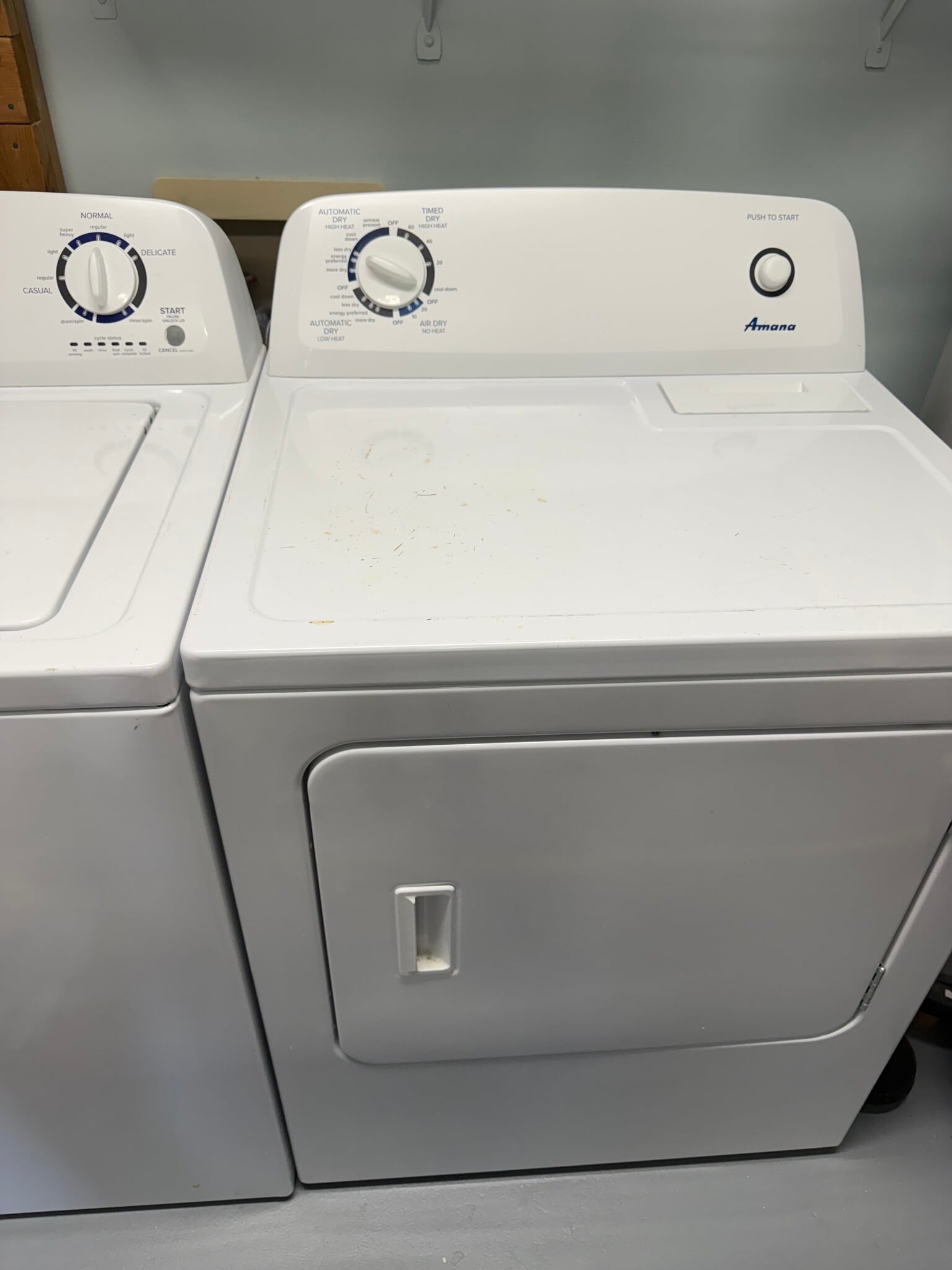 Washer and dryer in garage - 203 Lyons Cove Dr