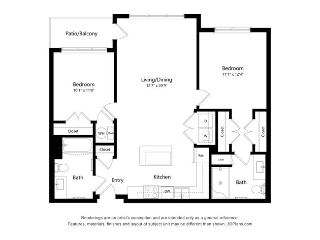 Floorplan - Ashlynn Ridge 55+ Apartments