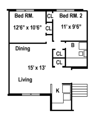 Floorplan - Wawaset Place Apartments