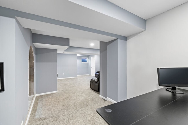 Home Office view to theater - 14 Plymouth Ave