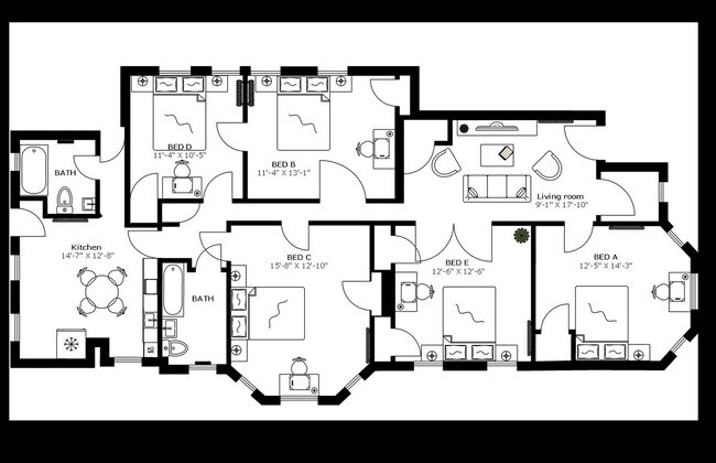 Building Photo - Room in Shared 5 bed/2 bath home
