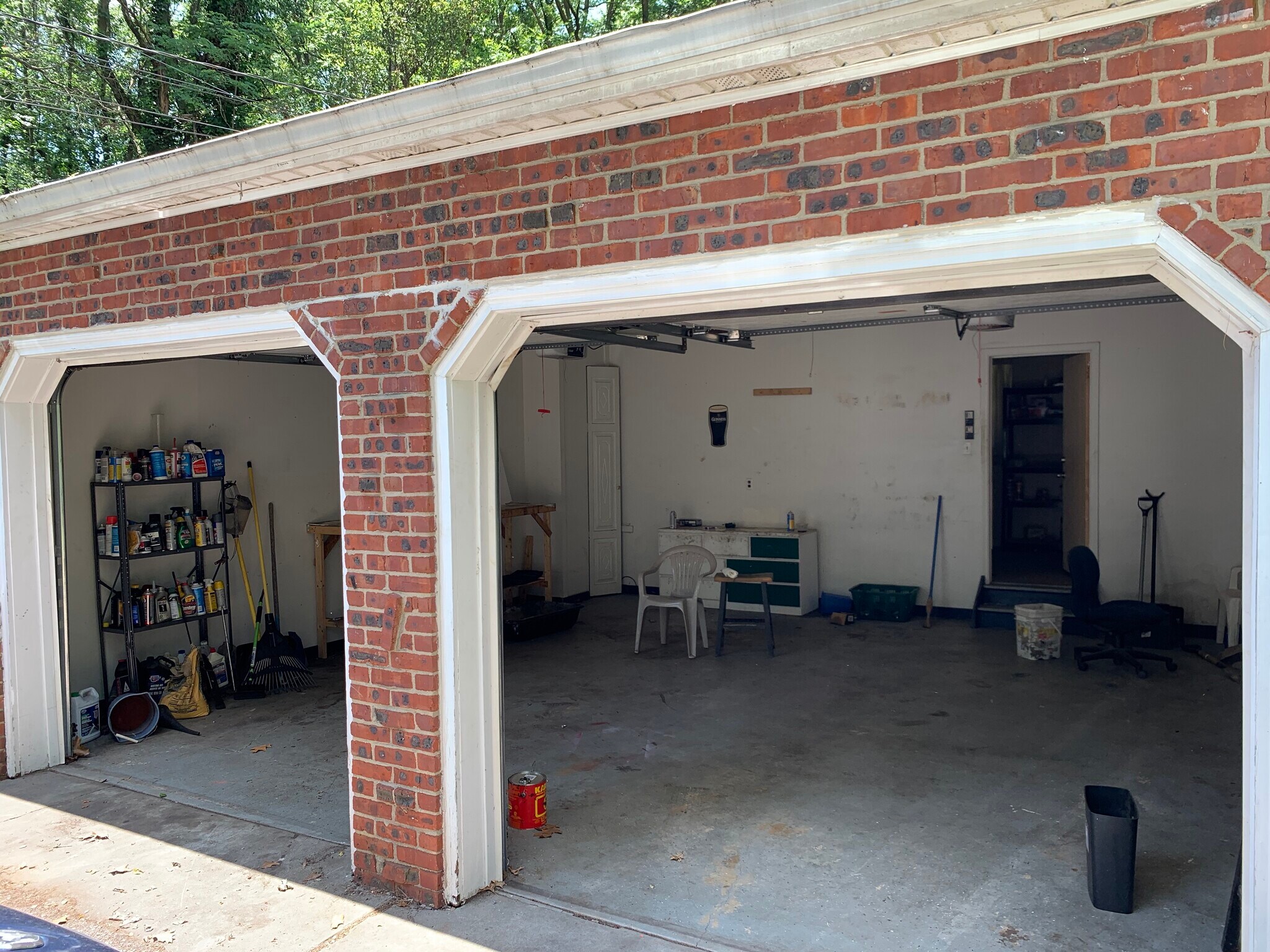 Big two car garage (will be cleaned prior to new lease) - 301 Lehigh Rd N