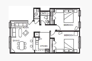 Floorplan - Roanoke Court Apartments