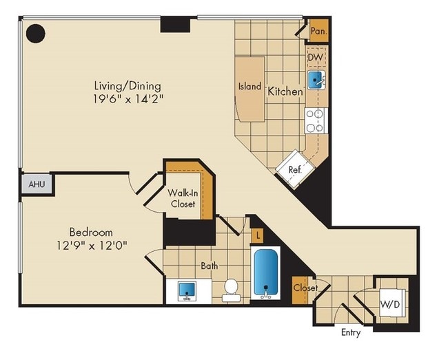 Floorplan - Flats 130 at Constitution Square