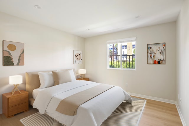 3rd Bedroom with furniture - 3424 Bellevue Ave