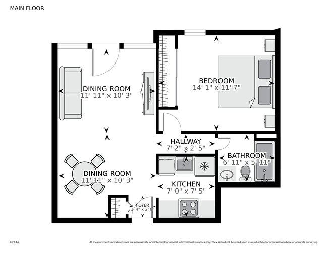 Floorplan - Lakeridge Terrace Apartments