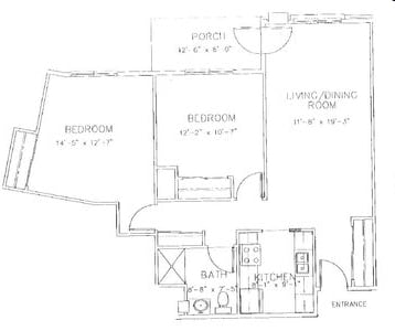 2BR/1BA - Sedgemeadow Senior Housing