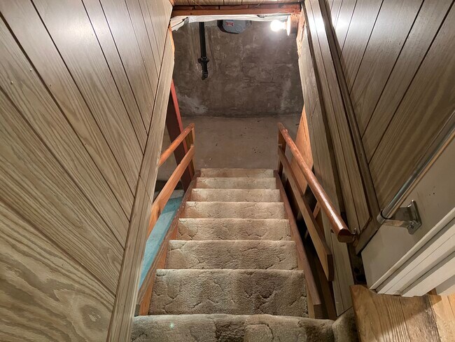 Basement stairs - 136 Hall St
