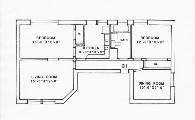 Floorplan - 437-59 W. Belmont Ave.