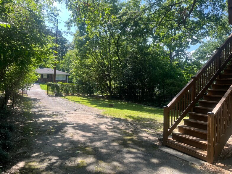 Back of house and parking area - 1732 Ridgeway Ave NW