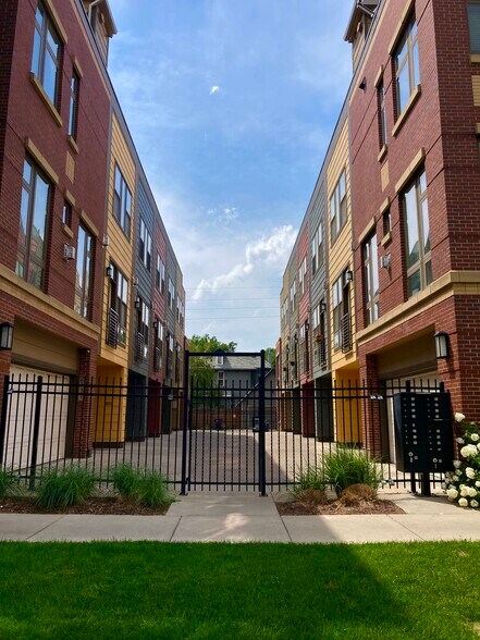 Coded security gate for residents & their vehicles - 2153 N Downing St