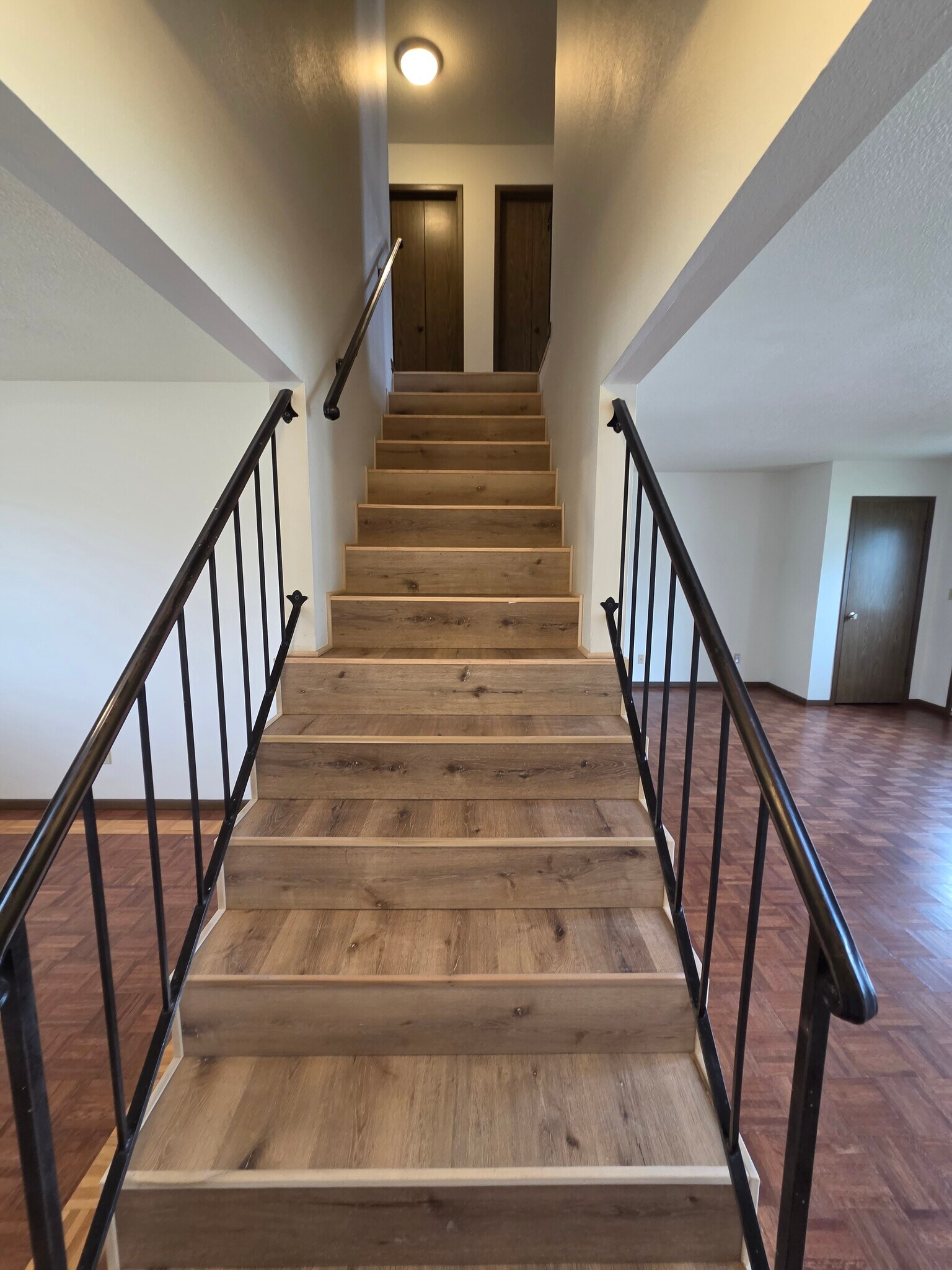 Stairs to upper level - 1106 Oleson Rd