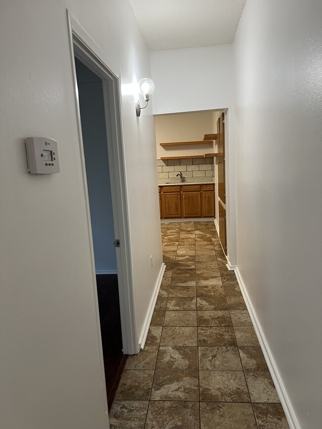 hallway to kitchen - 713 Perry St