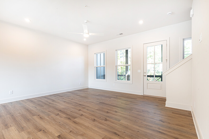 Living Room from Top of Stairs - 145 Firefly Cir