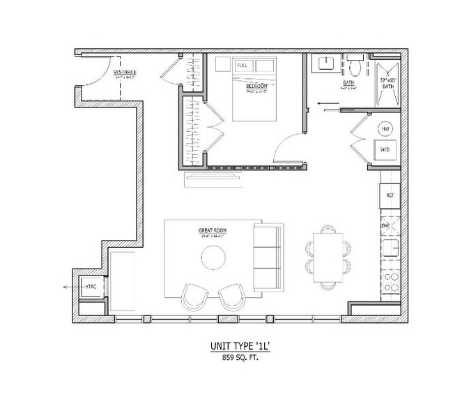 Floorplan - Flats on Fifth