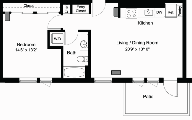 Floorplan - Chloe on Madison