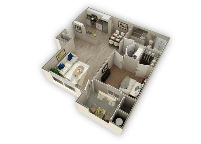 Floorplan - The Landing at College Square