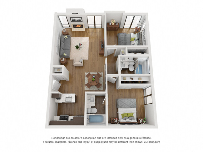 Floorplan - 6651 Franklin