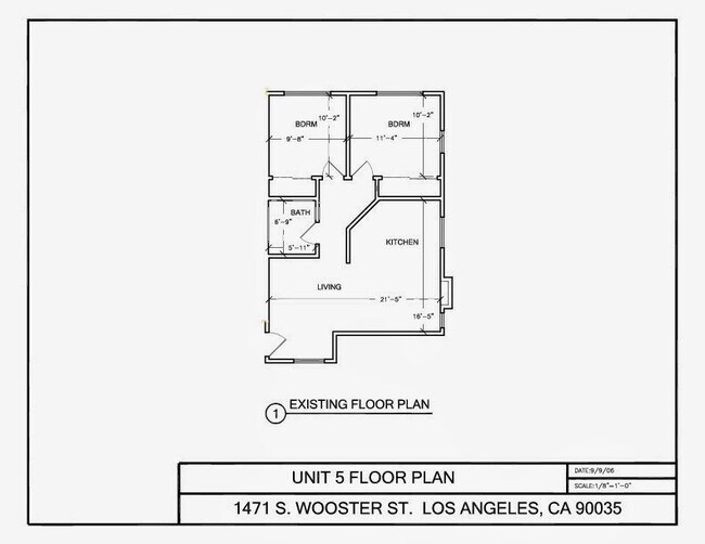 Floor plan - 1471 S Wooster St