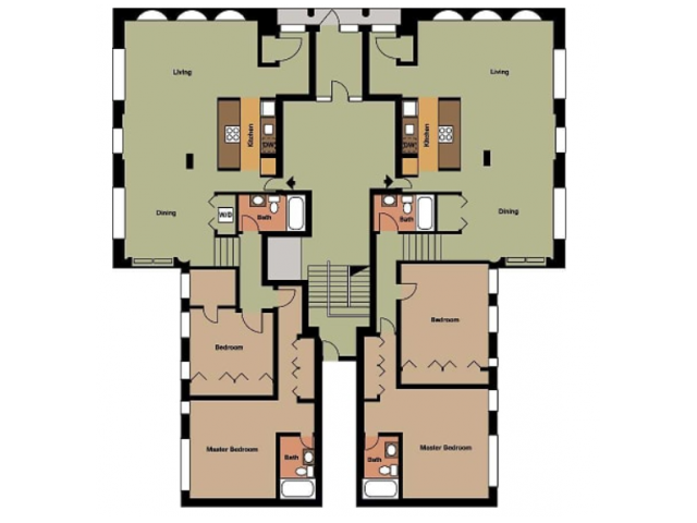 Chimes Building- 2 Bed, 2 Bath - Quality Hill Apartments