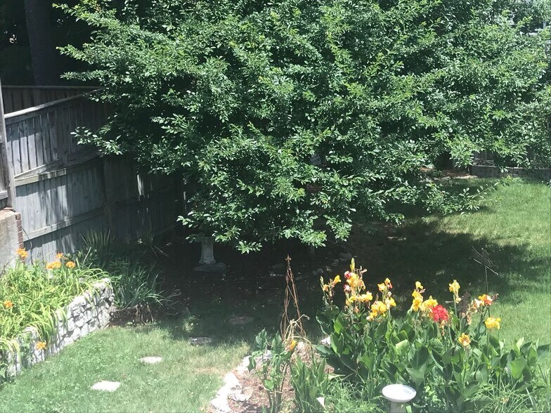 Garden area - 128 Woodmont Blvd