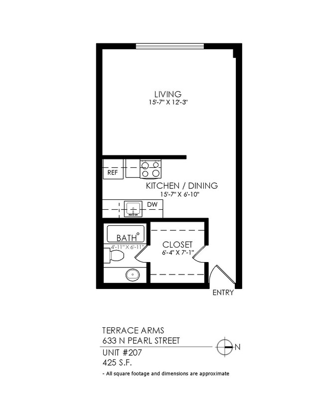 Floorplan - Terrace Arms Apartments