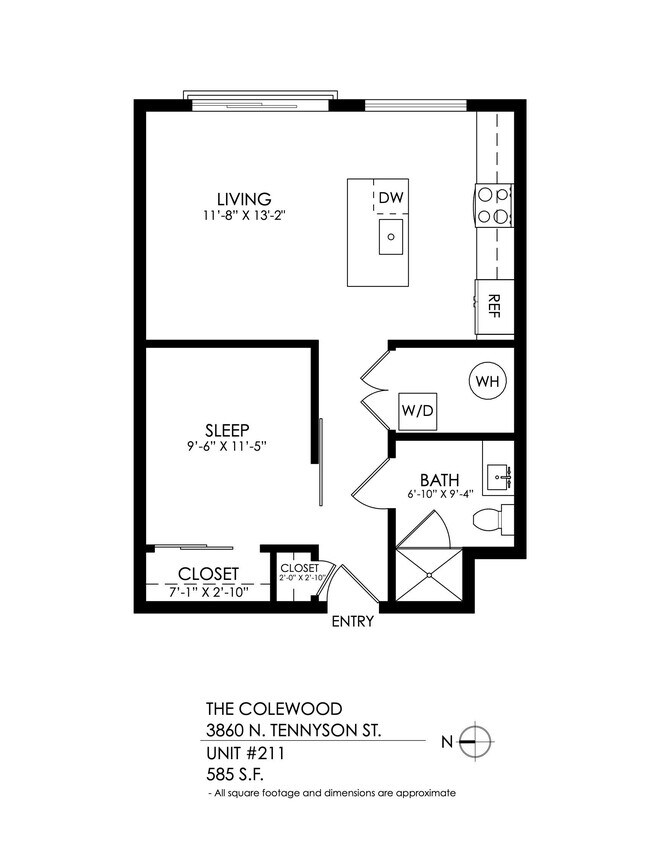 Floorplan - Colewood Apartments