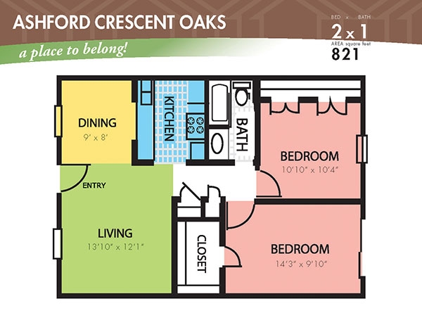 2 X 1 - Ashford Crescent Oaks