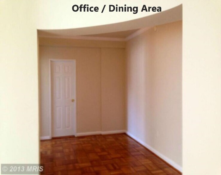 Separate Office/Dining Area - 1727 Massachusetts Ave NW