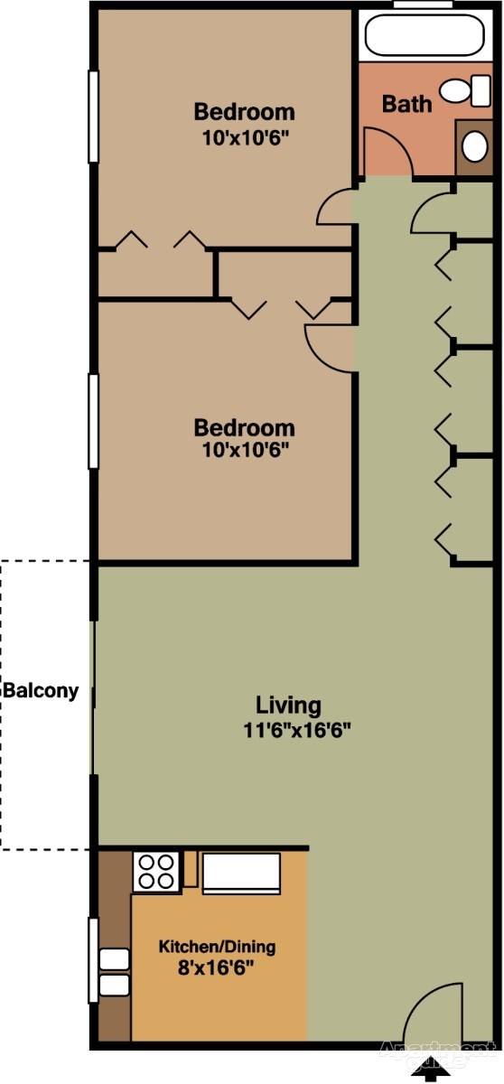 2BR/1BA - Mentor Mall Village Apartments