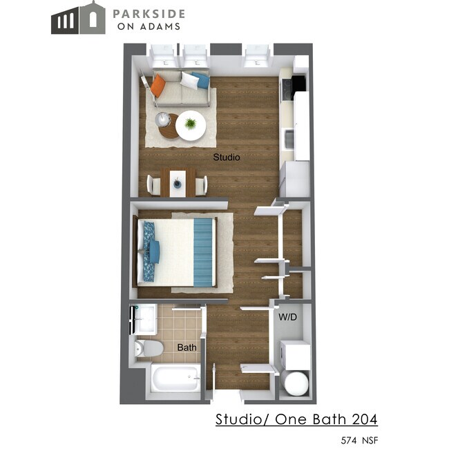 Floorplan - Parkside on Adams