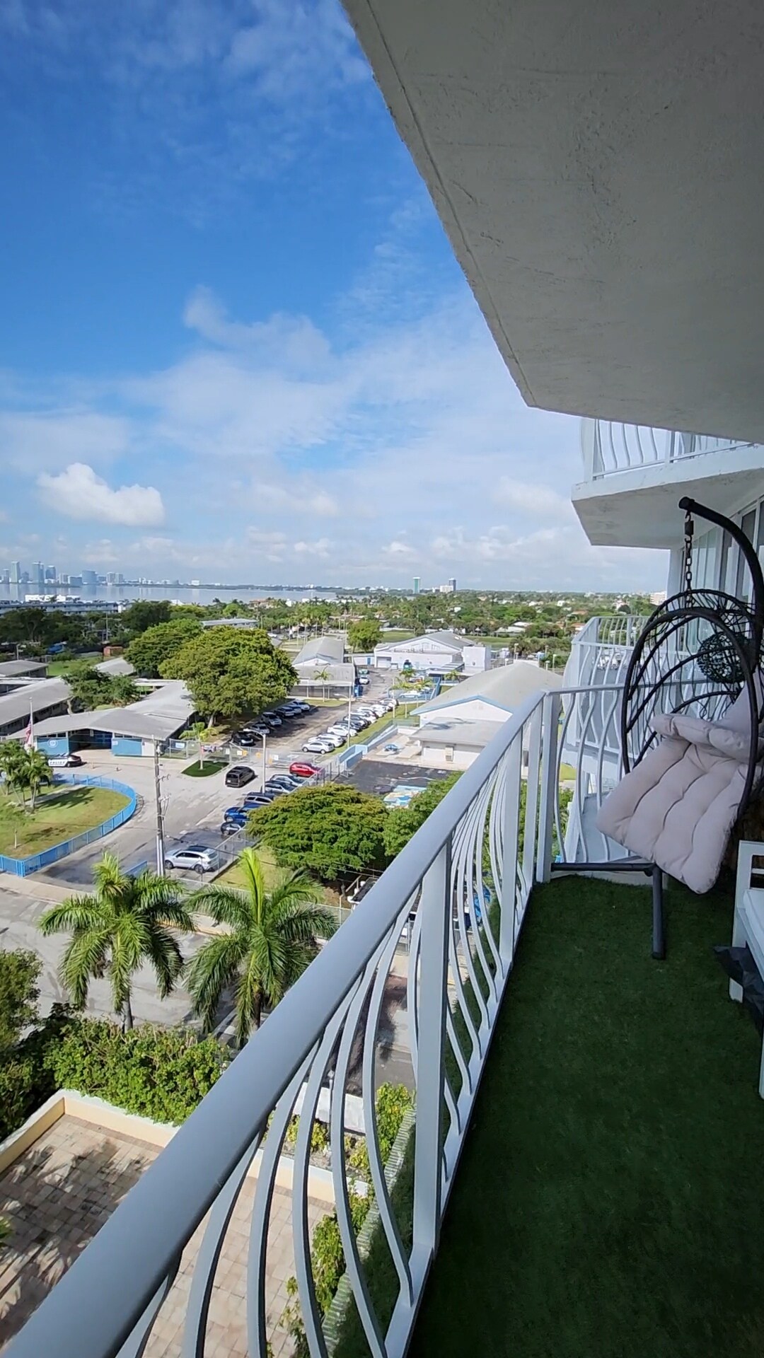 Balcony view - 7601 E Treasure Dr