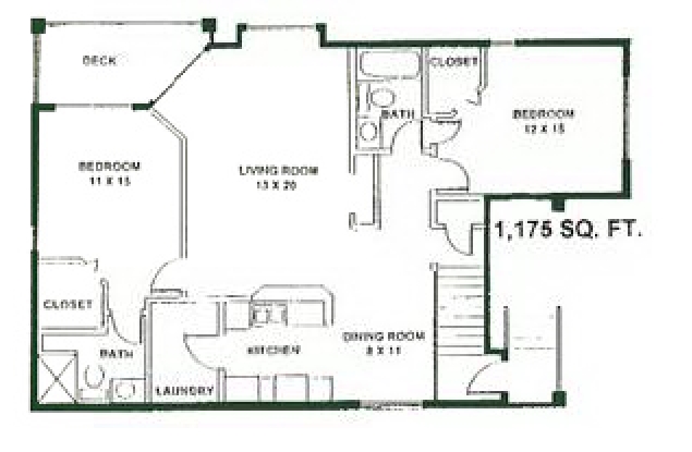 2BR/2BA - Northway Pines Apartments