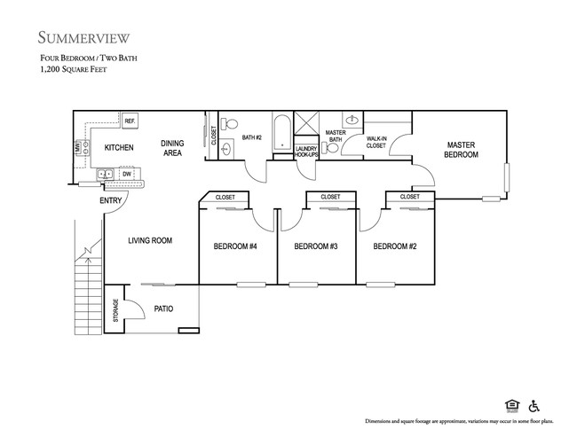 Floorplan - Summerview Apartments