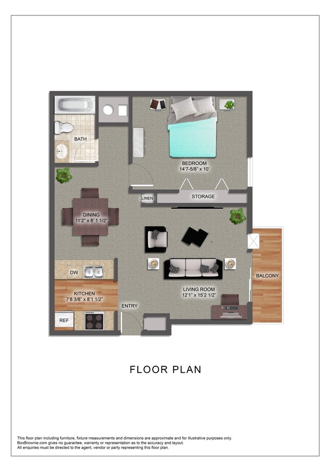 Floorplan - Spansail Court Apartments