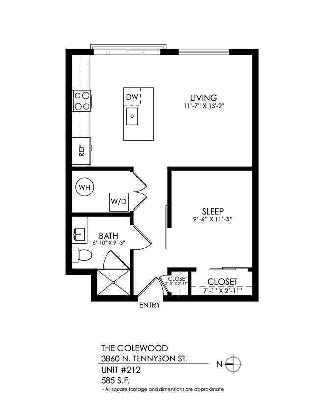 Floorplan - Colewood Apartments