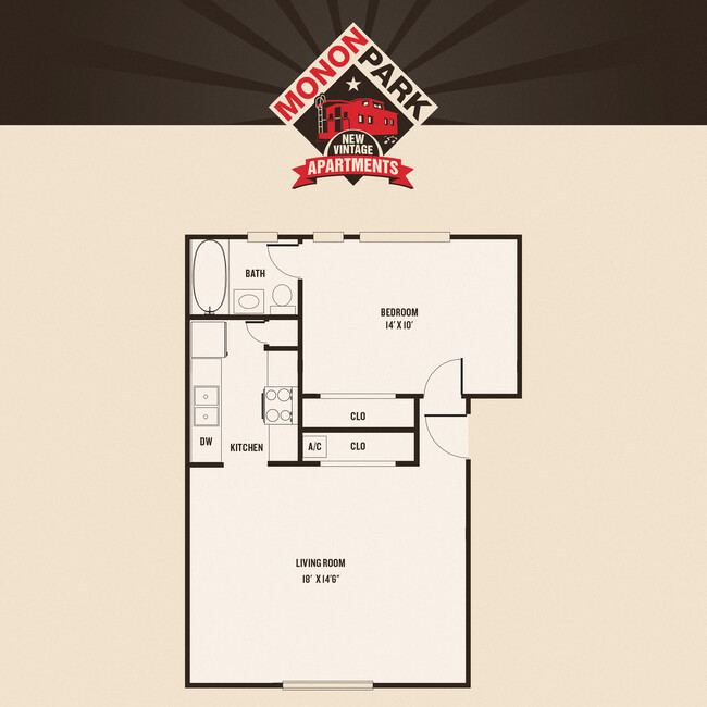 Floorplan - Monon Park, Managed by Buckingham Monon Li...