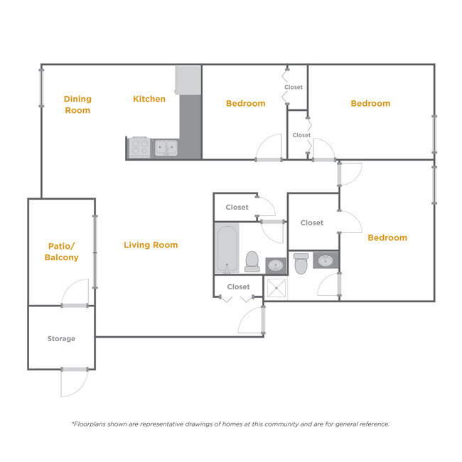 Floorplan - The Legacy at Druid Hills