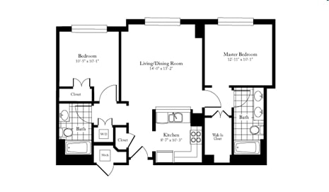 2BR/2BA - The Jamieson