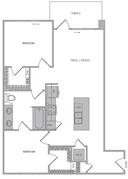 Floorplan - 1000 Grand by Windsor